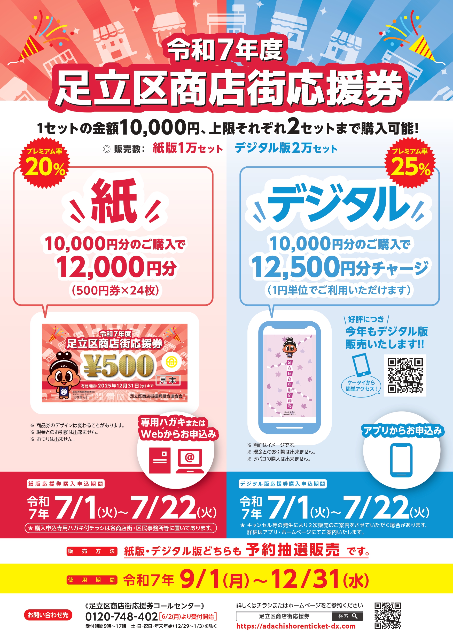 足立区商店街応援券特設ぺージを開設しました。 -足立商店街振興組合連合会